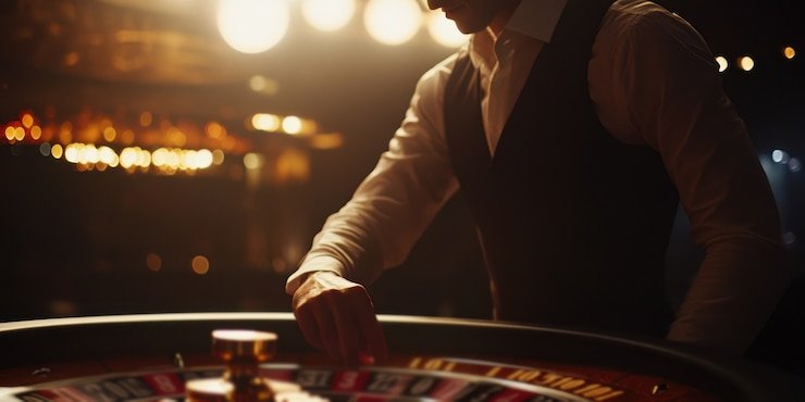Side-by-side comparison of hero77 app on Android and browser on iOS showing live-dealer tables